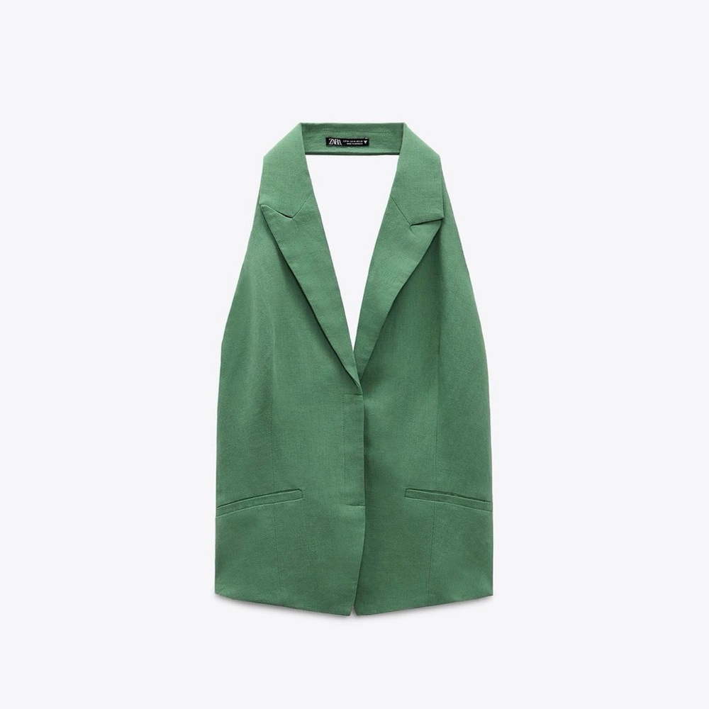 Zara Linen Blend Halter
